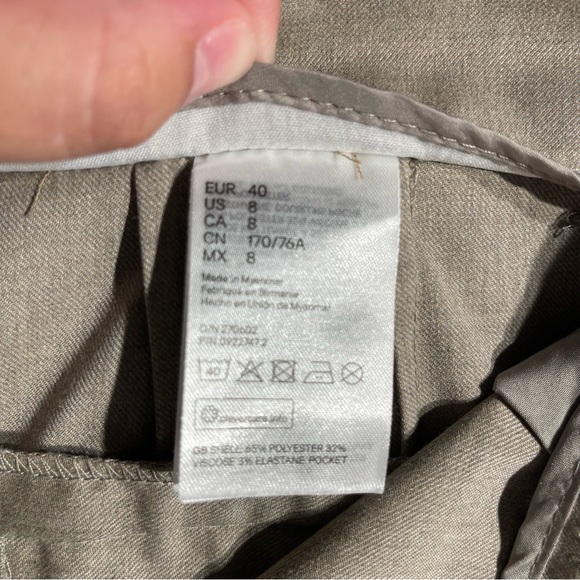 Wide leg capris pants - Picture 3 of 4